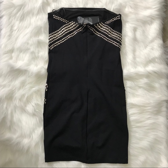 NWT Guess Black Strapless Dress - Picture 6 of 8